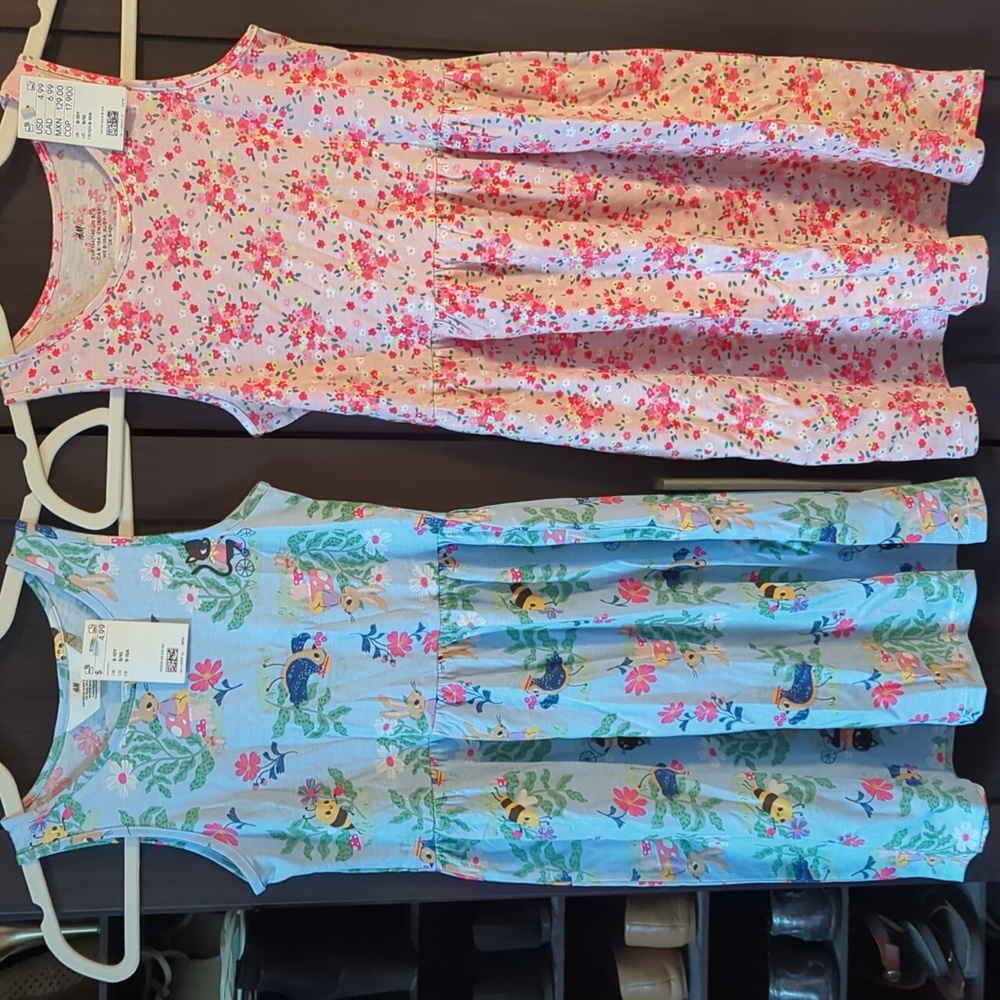 Set of Girls Spring Dresses